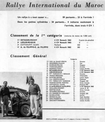 Rally du Maroc - 1953r