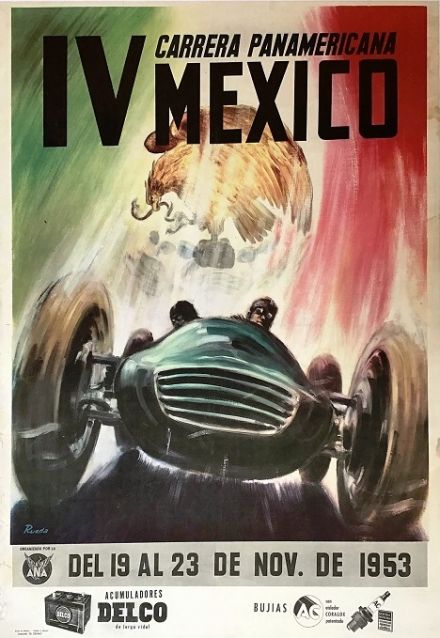 4 Carrera Panamericana Mexico - 1953r.