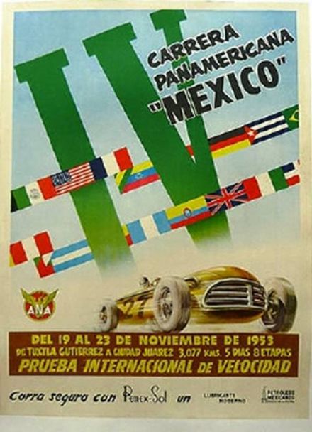 4 Carrera Panamericana Mexico - 1953r.