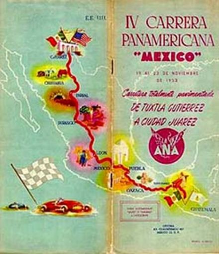 4 Carrera Panamericana Mexico - 1953r.
