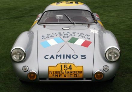 Jaroslav Juhan i Antonio Asturias Hall – Porsche 550 coupe.