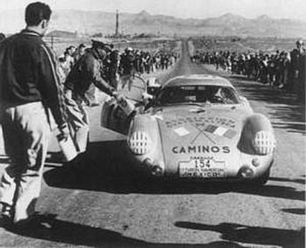 Jaroslav Juhan i Antonio Asturias Hall – Porsche 550 coupe.