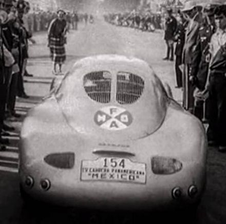 Jaroslav Juhan i Antonio Asturias Hall – Porsche 550 coupe.