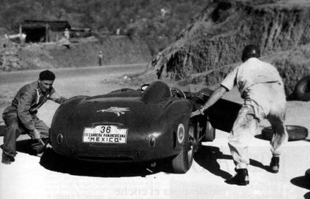 Juan Manuel Fangio i Gino Bronzoni – Lancia D24 Pininfarina.