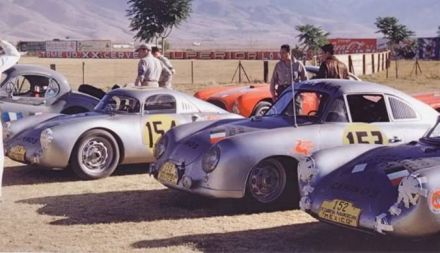 Guillermo Suhr Contreras i Oscar Alfonso – Porsche 356, Jaroslav Juhan i Antonio Asturias Hall – Porsche 550 coupe.