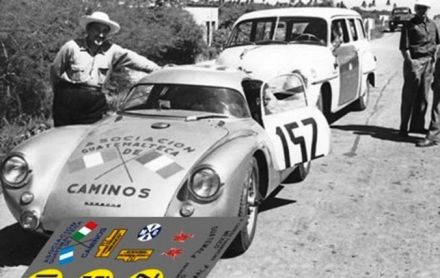 Jose Sala Herrarte Ariano i Carloz A.Gonzales – Porsche 550 coupe.
