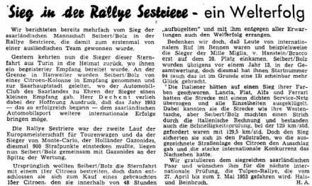 4 Rallye Sestriere - 1953r