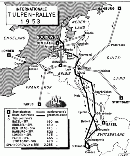 5 Rajd Tulipanów - 1953r