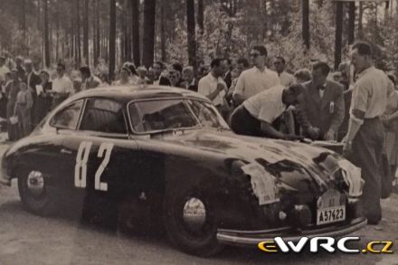 Gert Kaiser i Henry Ericson – Porsche 356/1500.