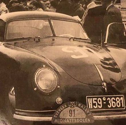 4 Svenska Rallyt till Midnattssolen - 1953r
