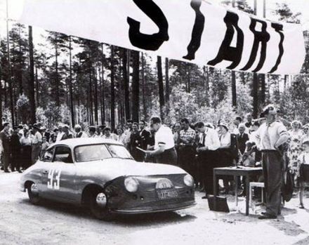 4 Svenska Rallyt till Midnattssolen -1953r