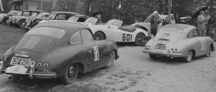 Rudolf Sauerwein i Max Nathan, Kurt Zeller i Hans Wencher – Porsche 356/1500.