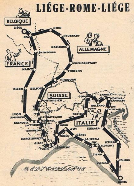 12 Rallye Liege-Rome-Liege (B) - 1953r.