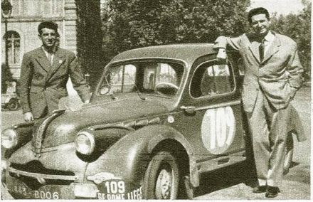 Rene Fabre i Jean Cazon – Panhard Dyna X86.