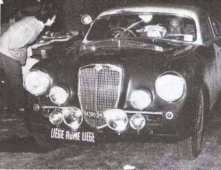 Johnny Claes i Jean Trasenter – Lancia Aurelia B20 GT.