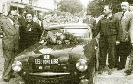 Annie Bousquet i Dubor – Panhard Dyna.