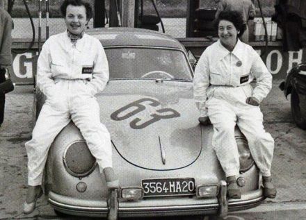 Elyane Imbert i Simone des Forest – Porsche 356/1500.
