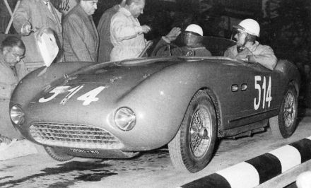 Cacciari i Mason - Ferrari 166 MM/53 spider.