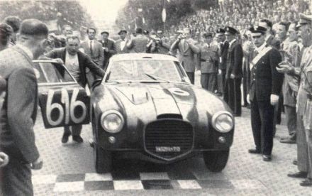Clemente Biondetti i E.Barovero - Lancia D20 berlinetta Pinin Farina.