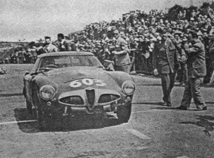 Karl Kling i Hans Klenk - Alfa Romeo 6C 3000 CM berlinetta.