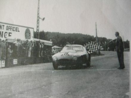 Giuseppe Farina i Mike Hawthorn - Ferrari 375 MM Pininfarina Berlinetta.