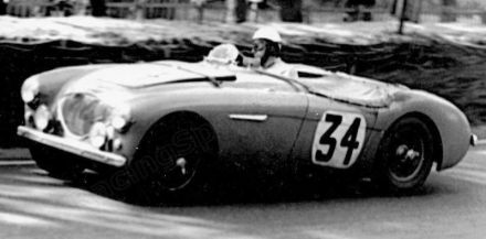 Johnny Lockett i Maurice Gatsonides – Austin Healey 100.
