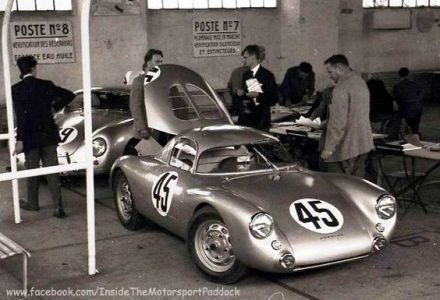 Richard von Frankenberg i Paul Frere – Porsche 550 coupe.