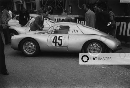 Richard von Frankenberg i Paul Frere – Porsche 550 coupe.