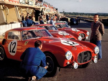 Alberto Ascari i Luigi Villoresi, Paolo Marzotto i Giannino Marzotto, Mike Hawthorn i Giuseppe Farina - Ferrari 340MM Pininfarina Berlinetta.