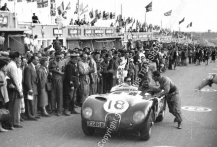 Tony Rolt i Duncan Hamilton – Jaguar C-type.
