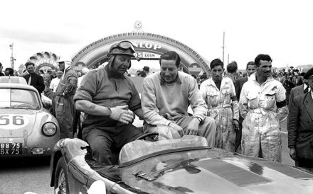Tony Rolt i Duncan Hamilton – Jaguar C-type.