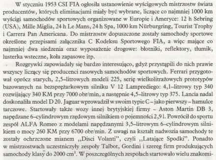 Podsumowanie Mistrzostw Świata Producentów - 1953r