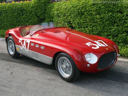 Ferrari 340 MM Vignale Spyder.