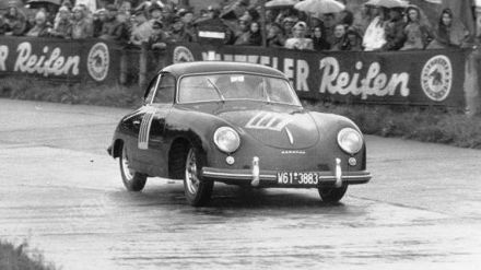 Gilberte Thiron – Porsche 356 Super 1500.