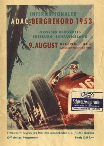 Internationaler Bergrekord Hillclimb Schauinsland - 1953r.