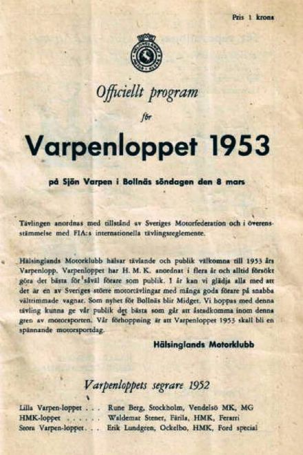 Varpen Loppet - 1953r.
