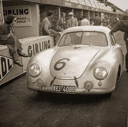 Huschke von Hanstein – Porsche 356 coupe.