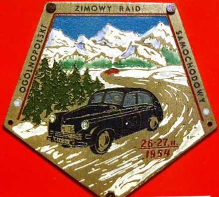 1 Ogólnopolski rajd zimowy - 1954