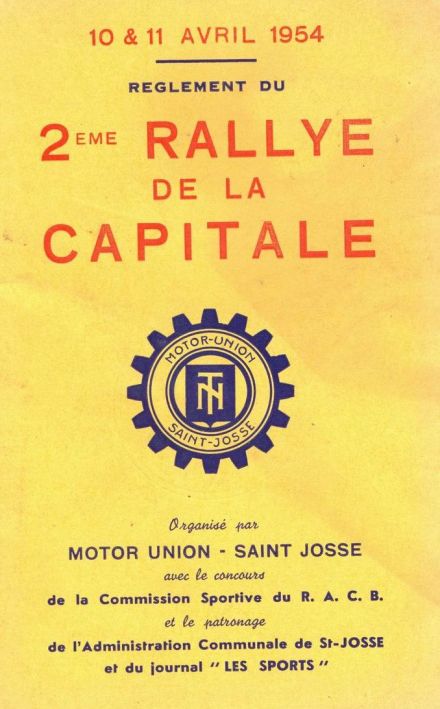 Rallye de la Capitale - 1954