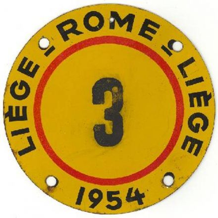13 Rajd Liege-Rome-Liege. 1954r.