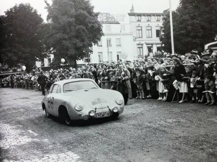 Helmut Polensky i Herbert Linge – Porsche 356/1500.