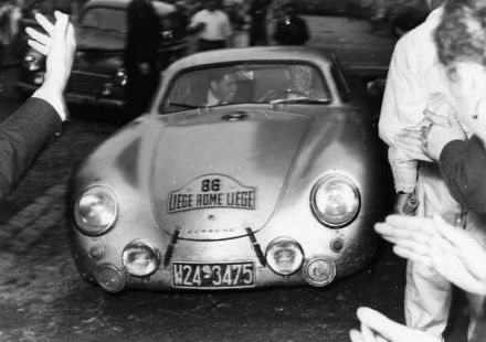 Helmut Polensky i Herbert Linge – Porsche 356/1500.