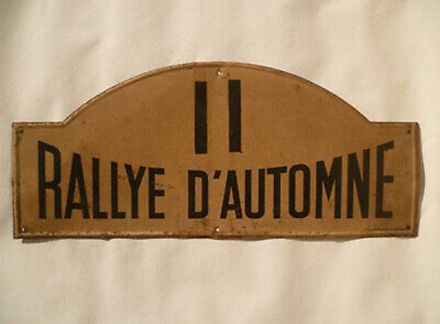 2 Rallye d’Automne. 1954r.