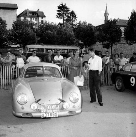 Gilberte Thirion i Olivier Gendebien – Porsche 356.
