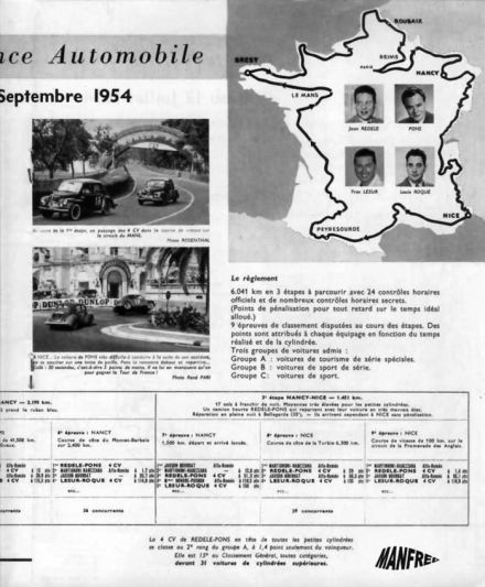 4 Tour de France Automobile - 1954r.