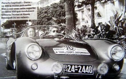 Annie Bousquet i M.Beaulieu – Porsche 550 RS Spyder.
