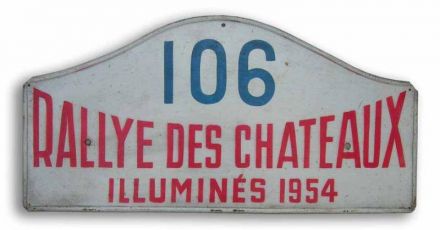 3 Rallye des Chateaux Illumines - 1954r.