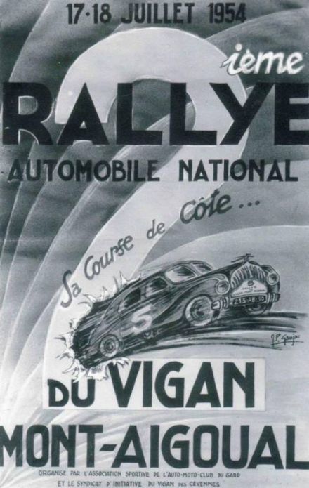 2 Rallye Le Vigan-Mont Aigoual - 1954r.