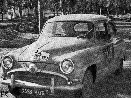 Robert La Caze i Grammatico – Simca Aronde.