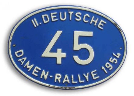 2 Deutsche Damen Rallye - 1954r
